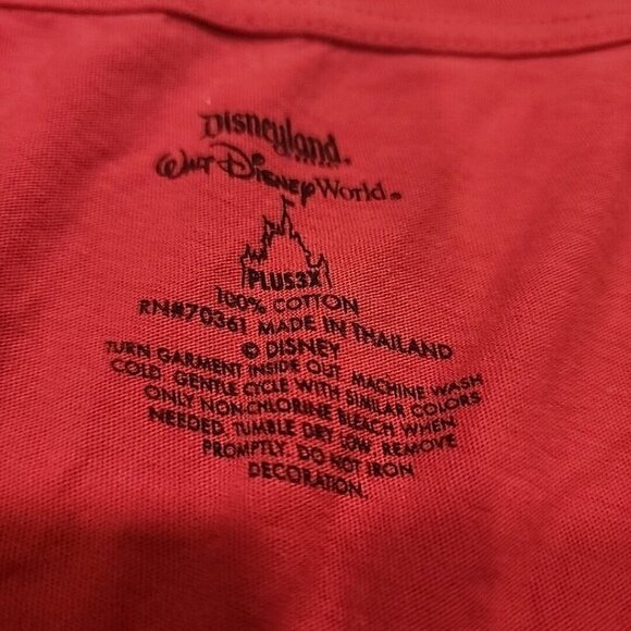 Disneyland May Your Holidays Be Bright Women's 3x Pink T Shirt Mickey Disney - Picture 3 of 5